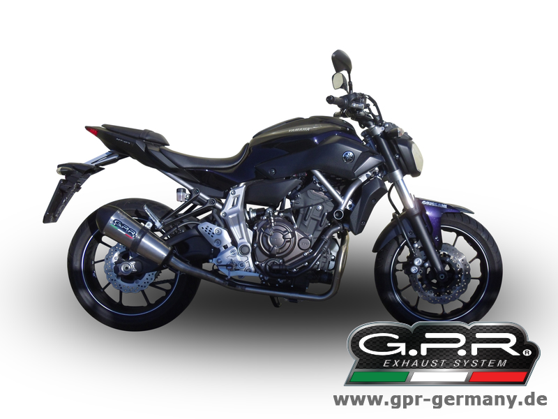 GPR GPE ANNIVERSARY TITANIUM YAMAHA MT-09 TRACER/FJ-09 TR 2015/16  HOMOLOGIERTE AUSPUFF VOLLSTÄNDIGE